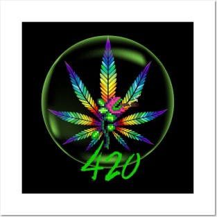 420 weed Posters and Art